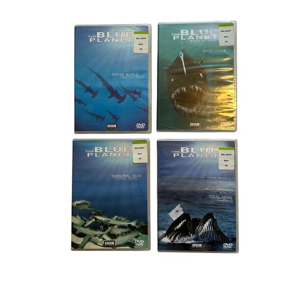 The Blue Planet Seas Of Life 4 DVD Set 1-4 BBC Video Sealed - Picture 1 of 7